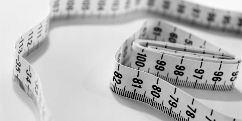 a tape measure lying on a table